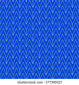 Letter M pattern (just rotate for Letter W) - seamless editable repeating vector background wallpaper (Blue with white lattice)