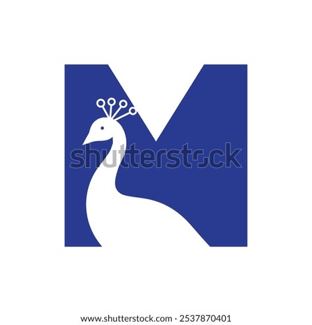 Similar – Image, Stock Photo peacock Luxury Wild animal