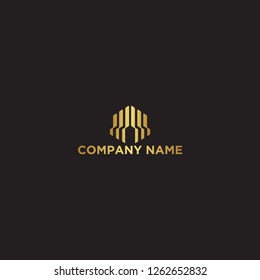 Letter M Property Logo Template