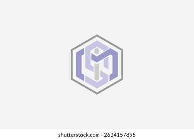 Letter M S I Monogram Icon Logo