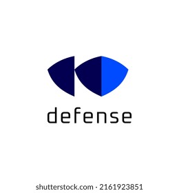 letter m shield tech logo design