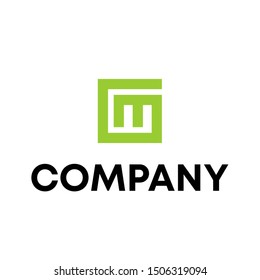 letter M sign vector template. M logo initial symbols