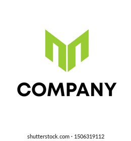 letter M sign vector template. M logo initial symbols
