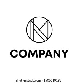 letter M sign vector template. M logo initial symbols