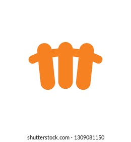 letter m simple logo vector