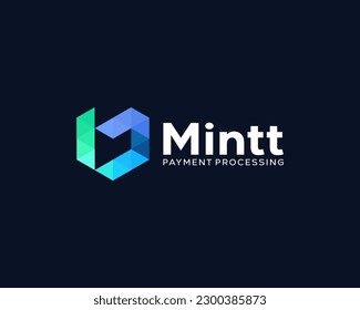 Letter M Simple Monogram Logo
