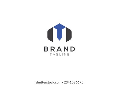 letter M suit vector template design logo