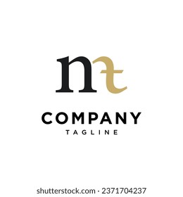 Letter M T logo icon vector template.eps