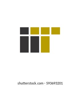letter m and t logo vector