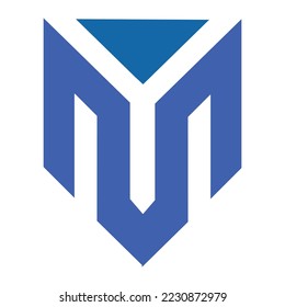 letter M template, M logo template, modern M logo template