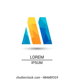 Letter M that can be used as initial logo