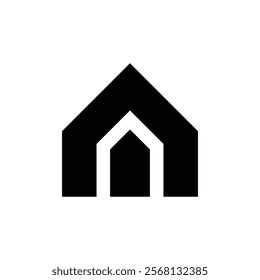 Letter A M typography logo branding design concept