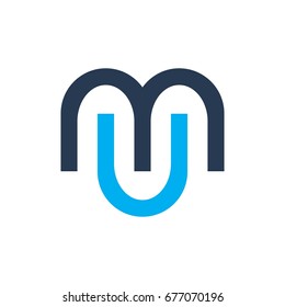 LETTER M U LOGO