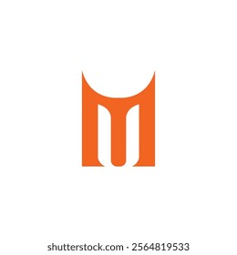 Letter M and U logo Vector. MU Icon