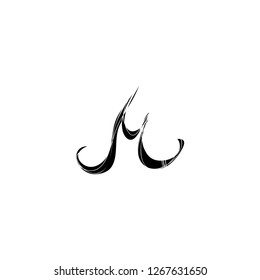 letter M vector