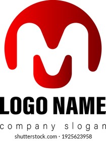 Letter M Vector Brand Logo