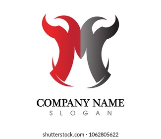 Letter M vector icons such logos