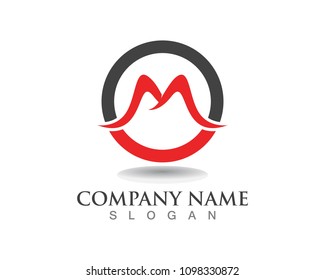 Letter M vector icons such logos