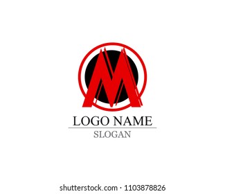Letter M vector icons such logos