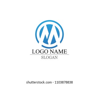 Letter M vector icons such logos