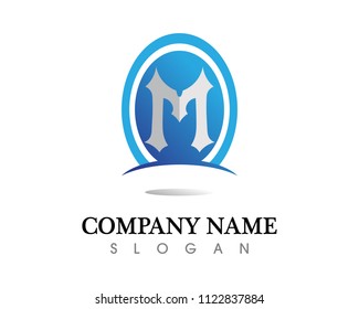 Letter M vector icons such logos
