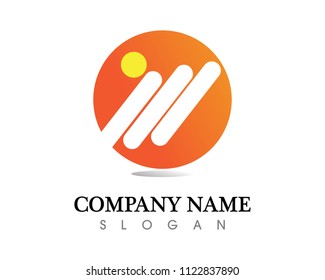 Letter M vector icons such logos