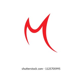 Letter M vector icons such logos