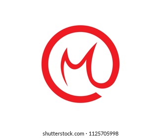 Letter M vector icons such logos