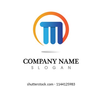 Letter M vector icons such logos
