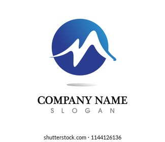 Letter M vector icons such logos