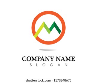 Letter M vector icons such logos