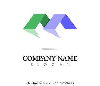 Letter M vector icons such logos