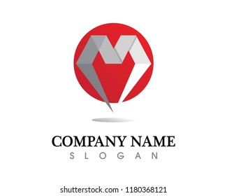 Letter M vector icons such logos