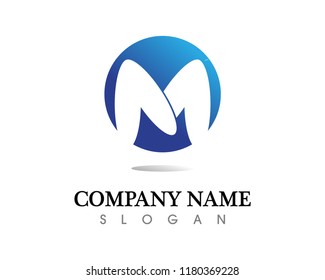 Letter M vector icons such logos