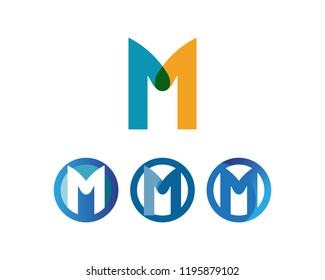 Letter M vector icons such logos
