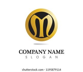 Letter M vector icons such logos