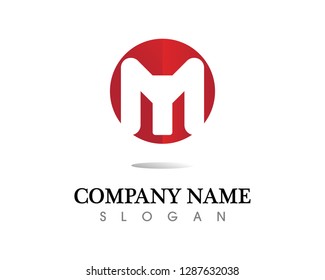 Letter M vector icons such logos