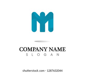Letter M vector icons such logos
