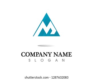Letter M vector icons such logos