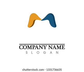 Letter M vector icons such logos