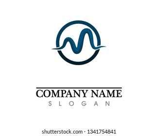 Letter M vector icons such logos