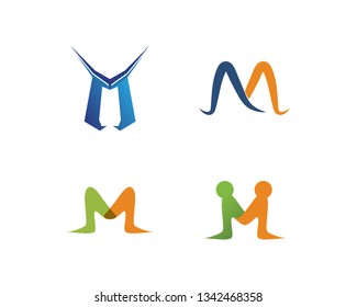 Letter M vector icons such logos