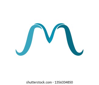 Letter M vector icons such logos