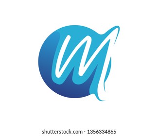 Letter M vector icons such logos