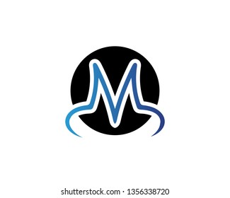 Letter M vector icons such logos
