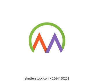 Letter M vector icons such logos