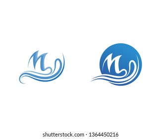 Letter M vector icons such logos