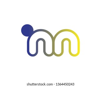 Letter M vector icons such logos