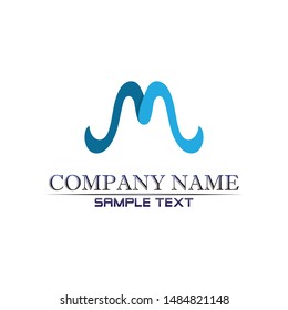 Letter M vector icons such logos
