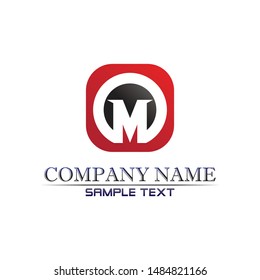 Letter M vector icons such logos
